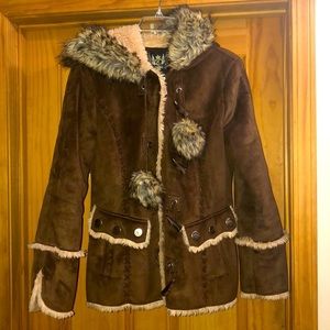 Esprit Suede winter warm & fuzzy coat!